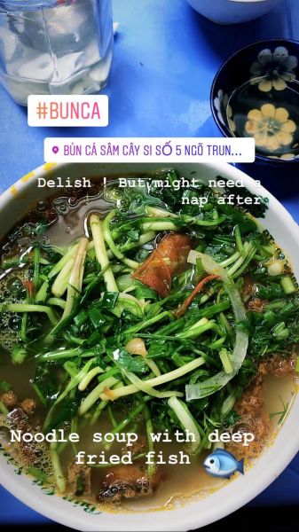 BÚN CÁ SÂM CÂY SI